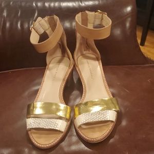 Loeffler Randall | Henry Leather Block Heel Sandal